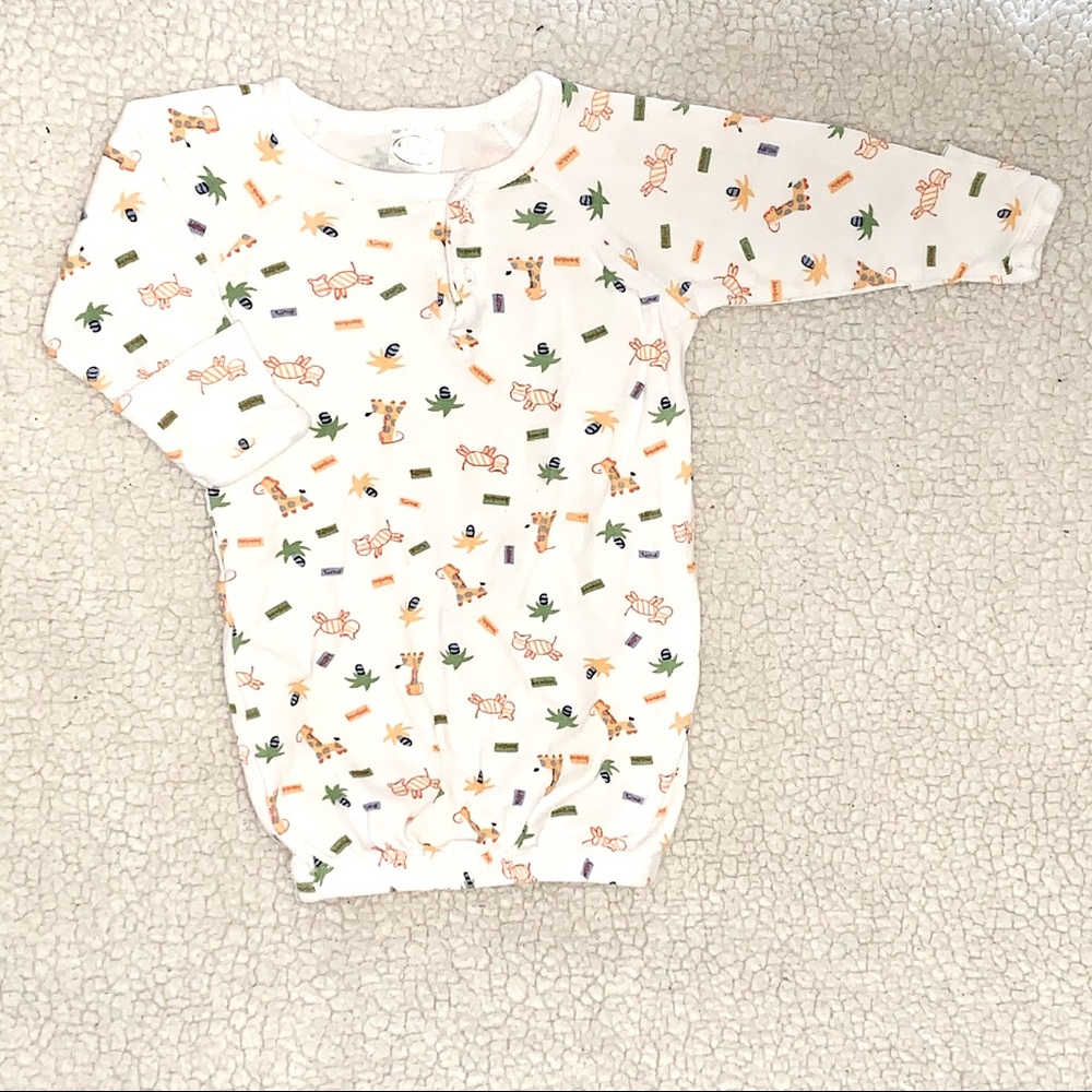 0-3 month gender neutral sleeper gown